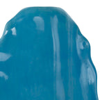 Ruffled Feathers Vases, Blue, S/2