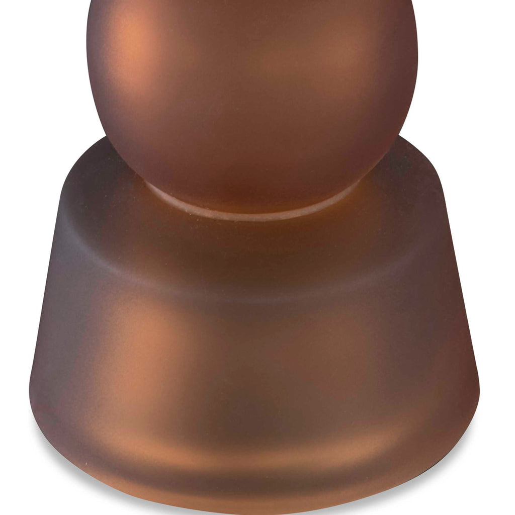 Cassiopeia Butter Rum Glass Candleholders Set/3