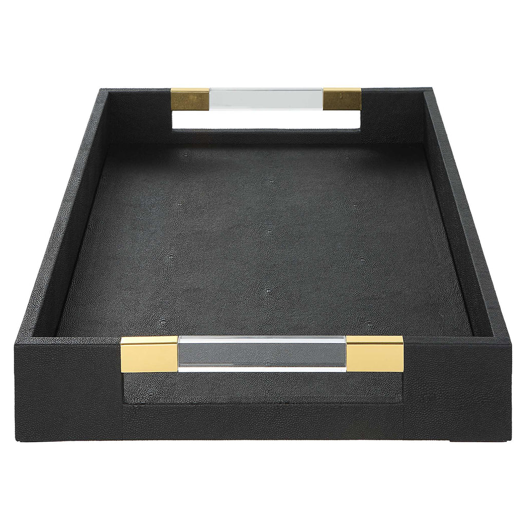 Wessex Black Shagreen Tray
