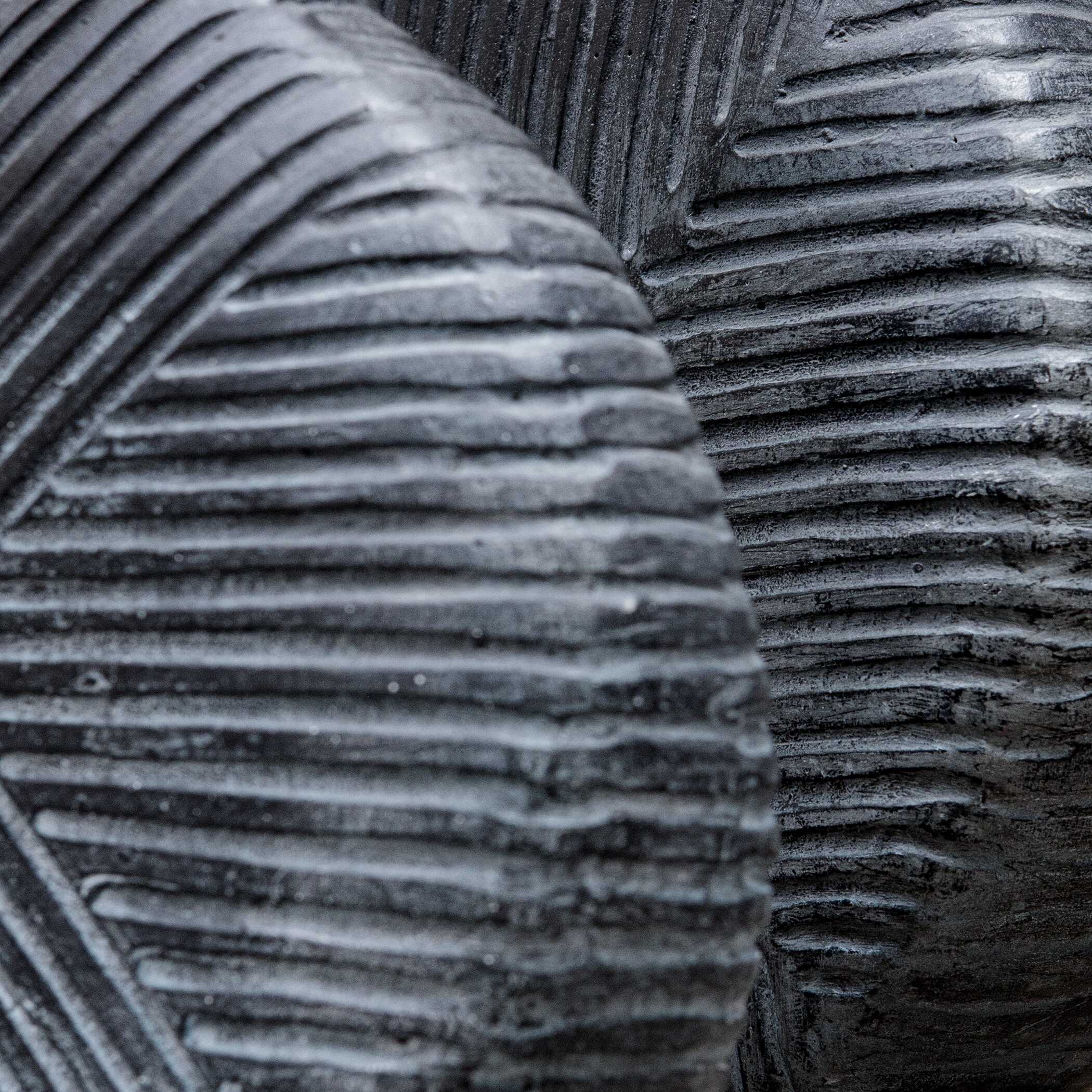 Viewpoint Aged Black Vases Set/2