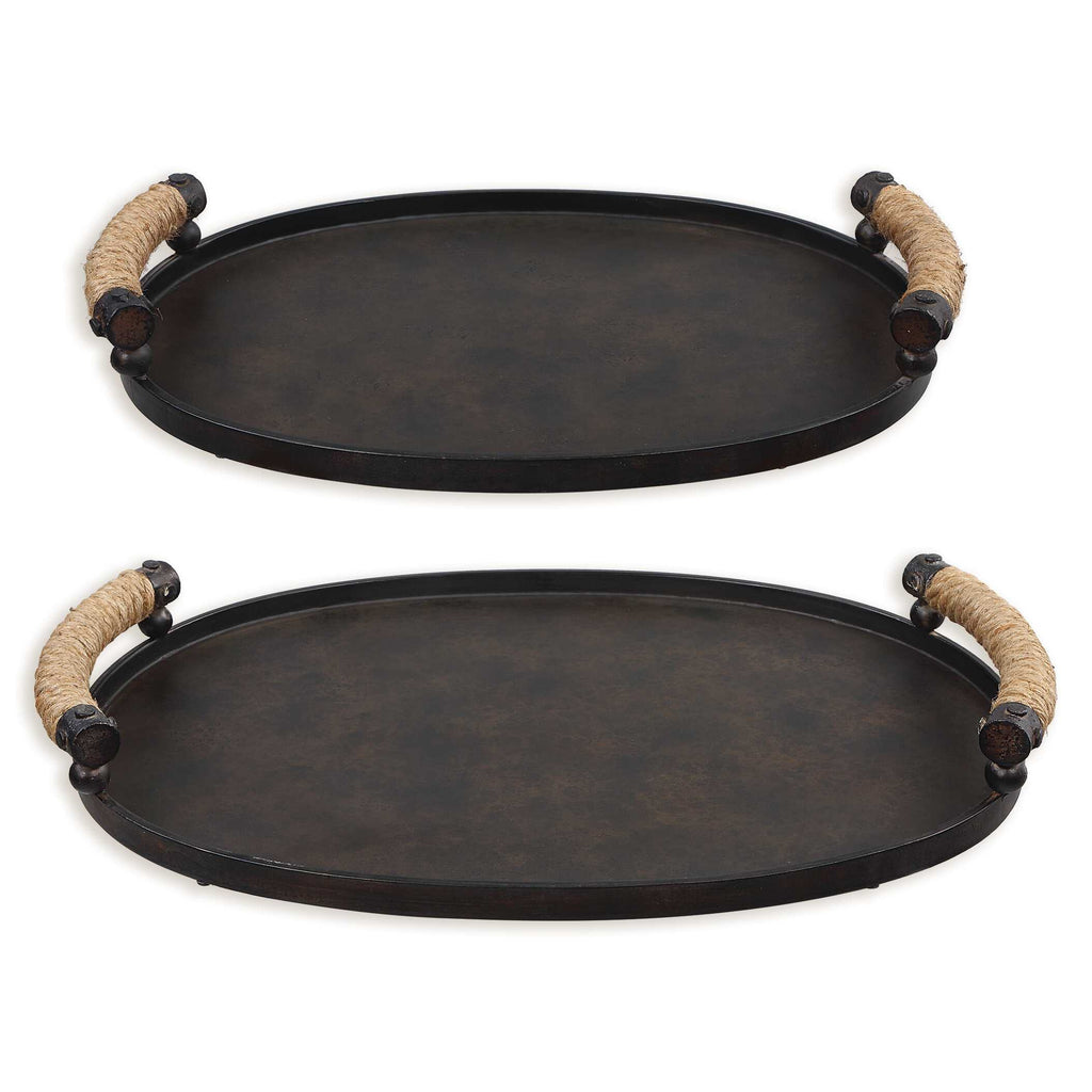 Viggo Bronze Trays Set/2