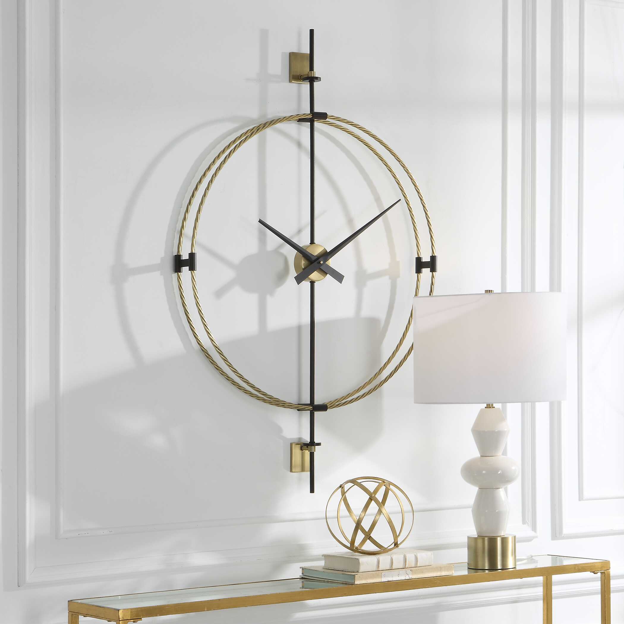 Time Flies Modern Wall Clock