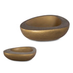 Ovate Brass Bowls Set Of 2