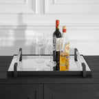 Deki Black Mirrored Tray
