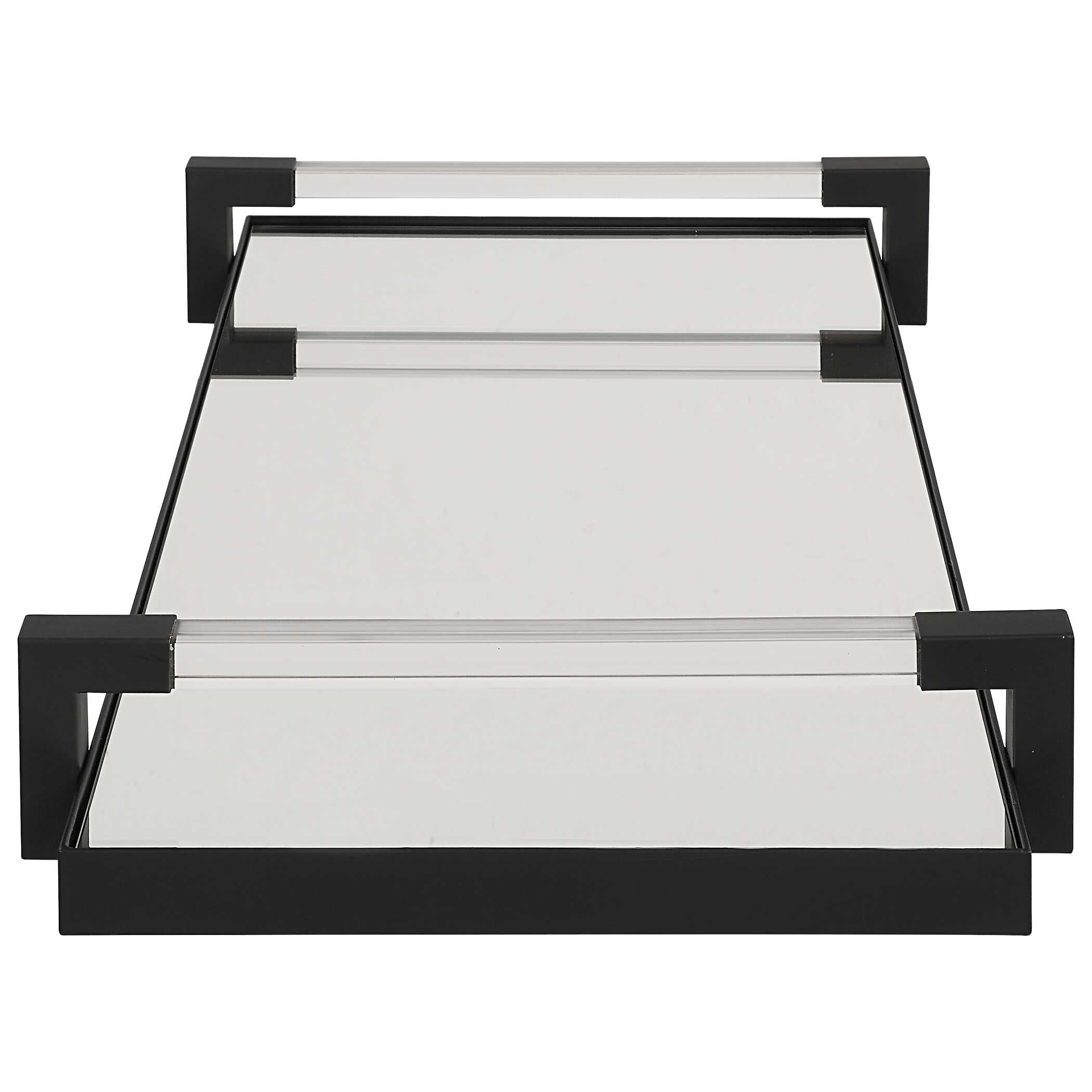 Deki Black Mirrored Tray