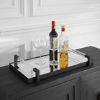 Deki Black Mirrored Tray