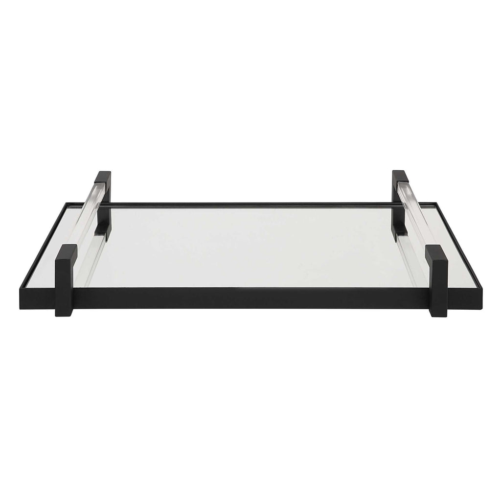 Deki Black Mirrored Tray