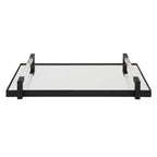 Deki Black Mirrored Tray