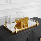 Deki Gold Mirrored Tray