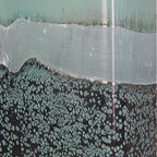 Fuze Aqua & Bronze Vases Set Of 2