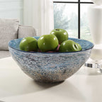 Genovesa Aqua Glass Bowl
