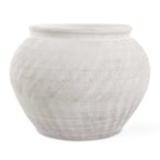 Floreana Round White Vase