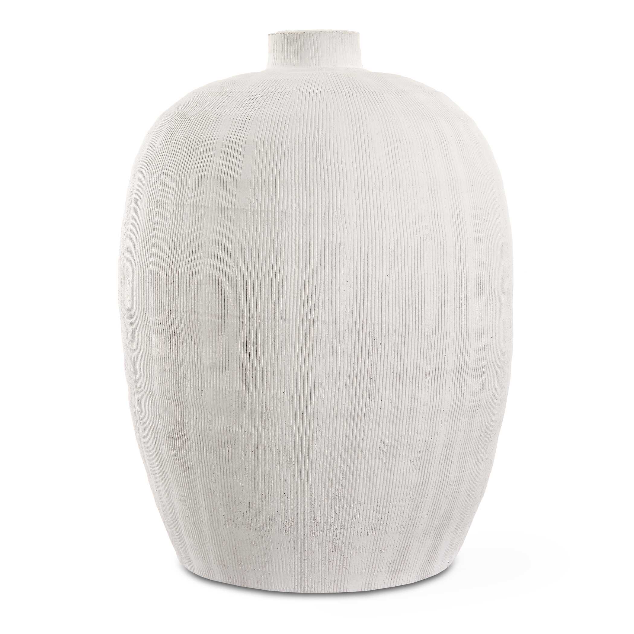Floreana Medium White Vase