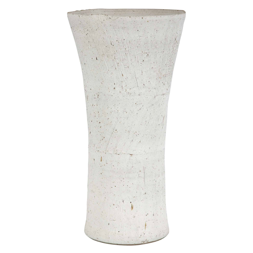 Floreana Tall White Vase