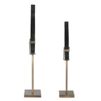 Black Flame Sculptures Set/2