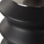 Accordion Black Wood Containers Set/2