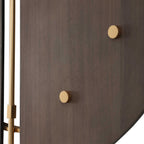 Walnut Elegance Wall Clock