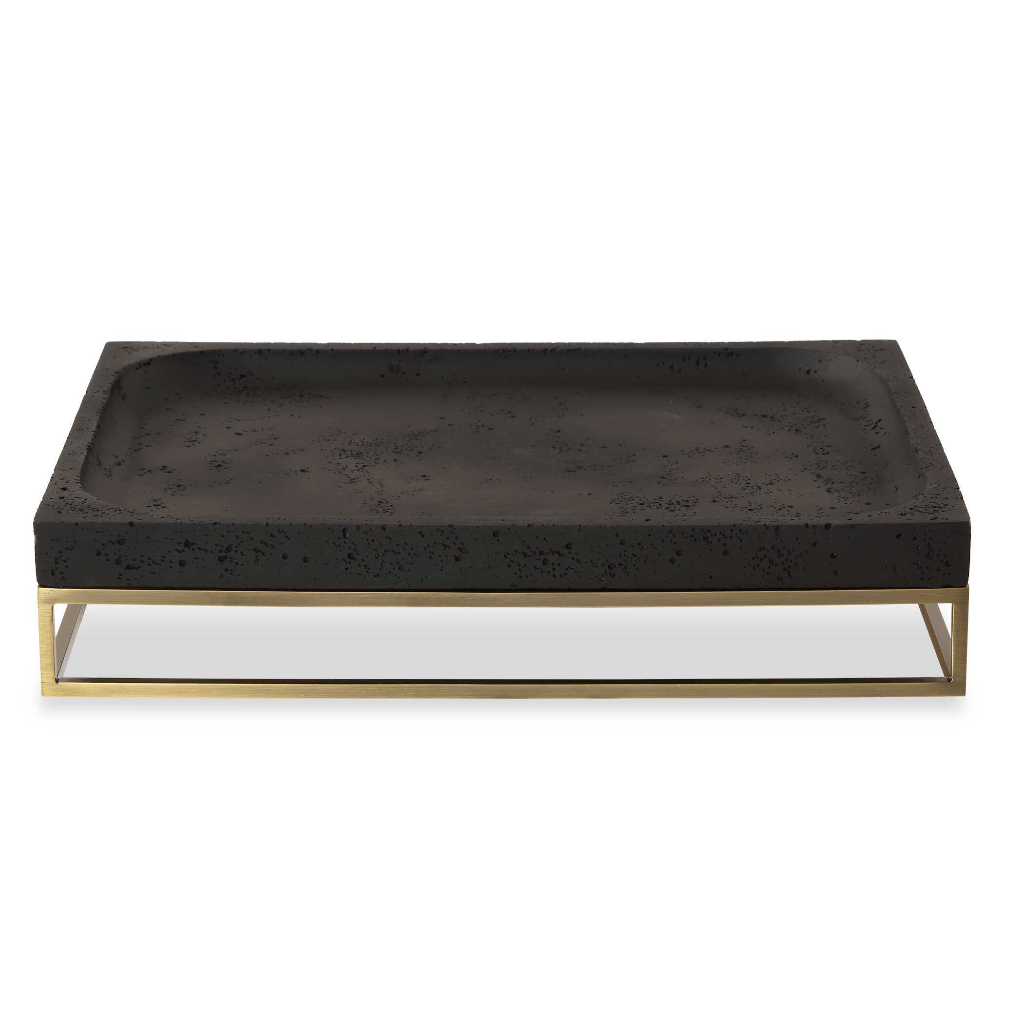 Shadowstone Cast Black Tray