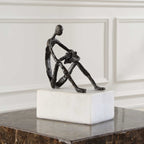 Sit Back Relax And Read Iron Sculpture