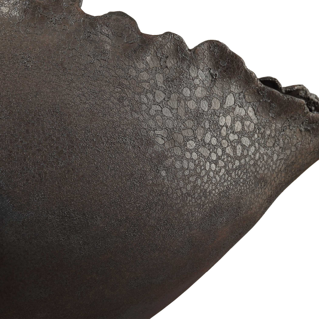 Blossom Bronzed Metallic Vase