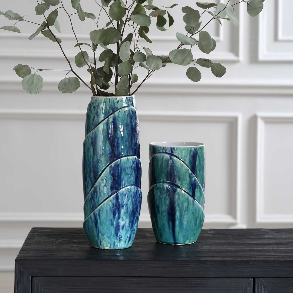 Tranquil Duo Vases Set/2