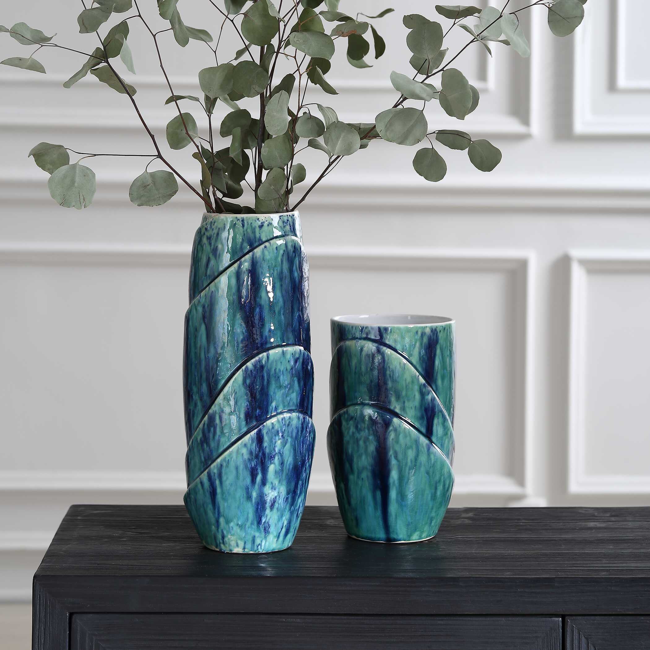 Tranquil Duo Vases Set/2