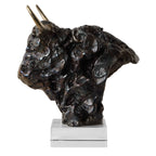 Bison Bust Bronze Sculpture