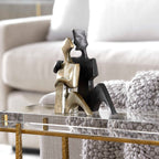 Affection Bronze Gold Sculpture Set/2