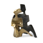 Affection Bronze Gold Sculpture Set/2