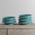 ZigZag Blue Green Bowls Set/2