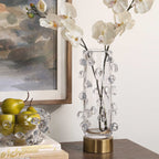 Aura Clear Glass Vase