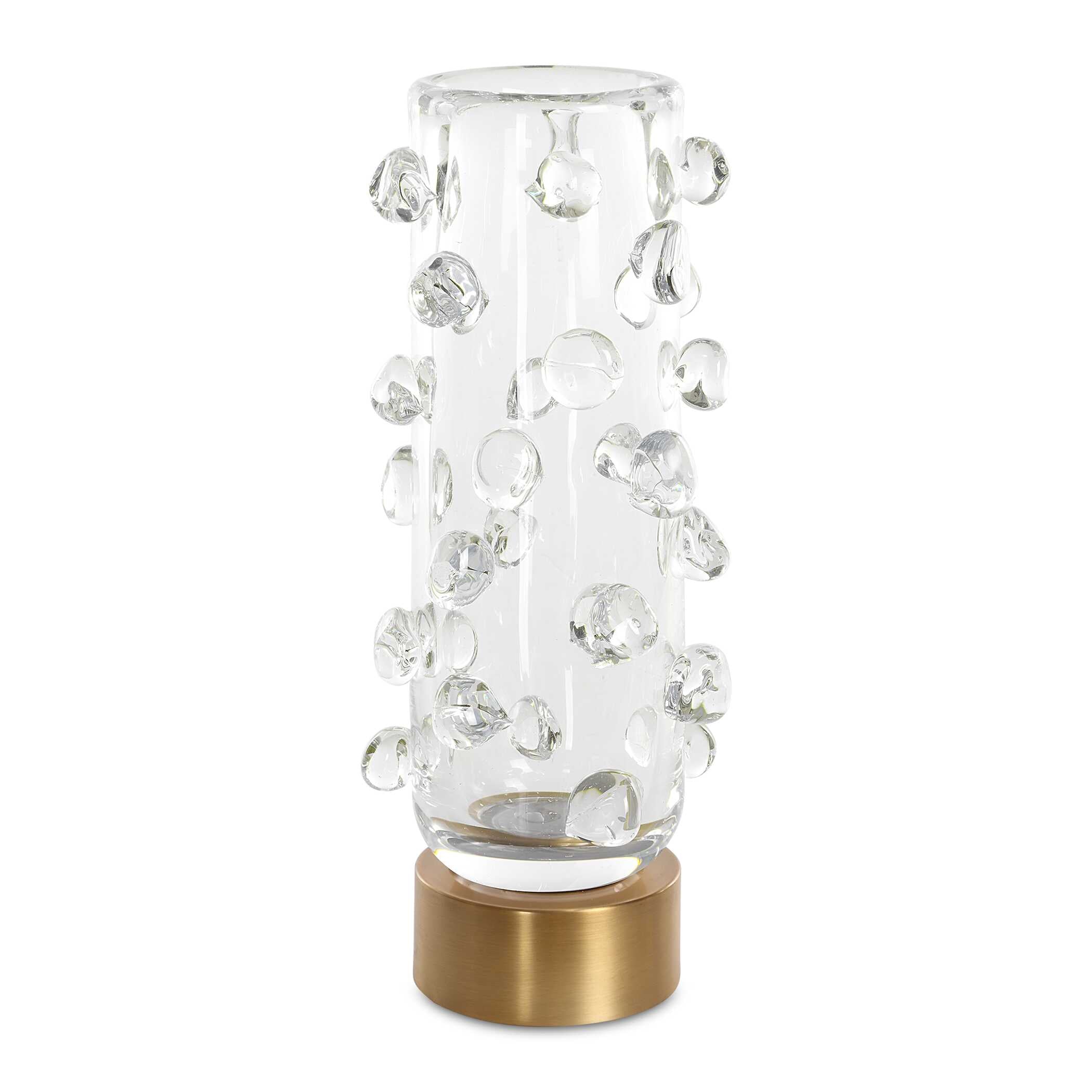 Aura Clear Glass Vase