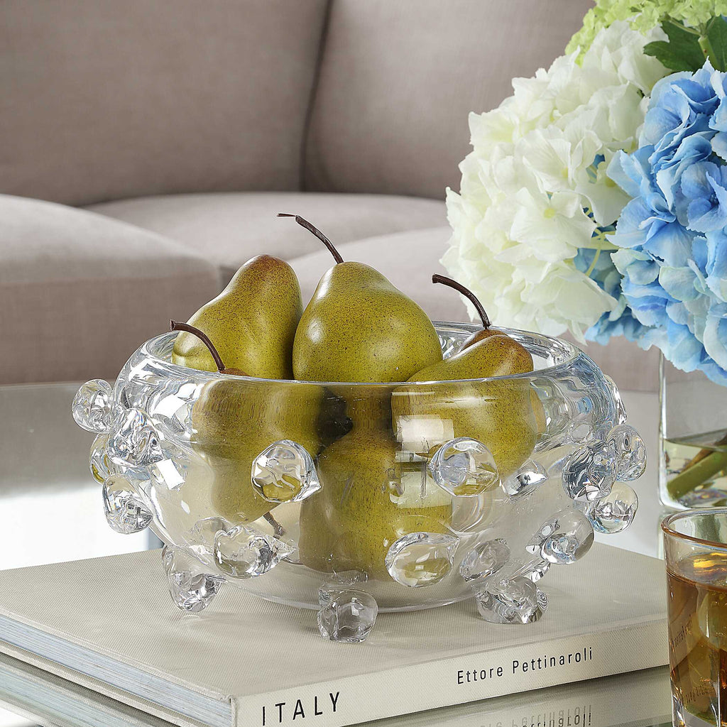 Aura Clear Glass Bowl