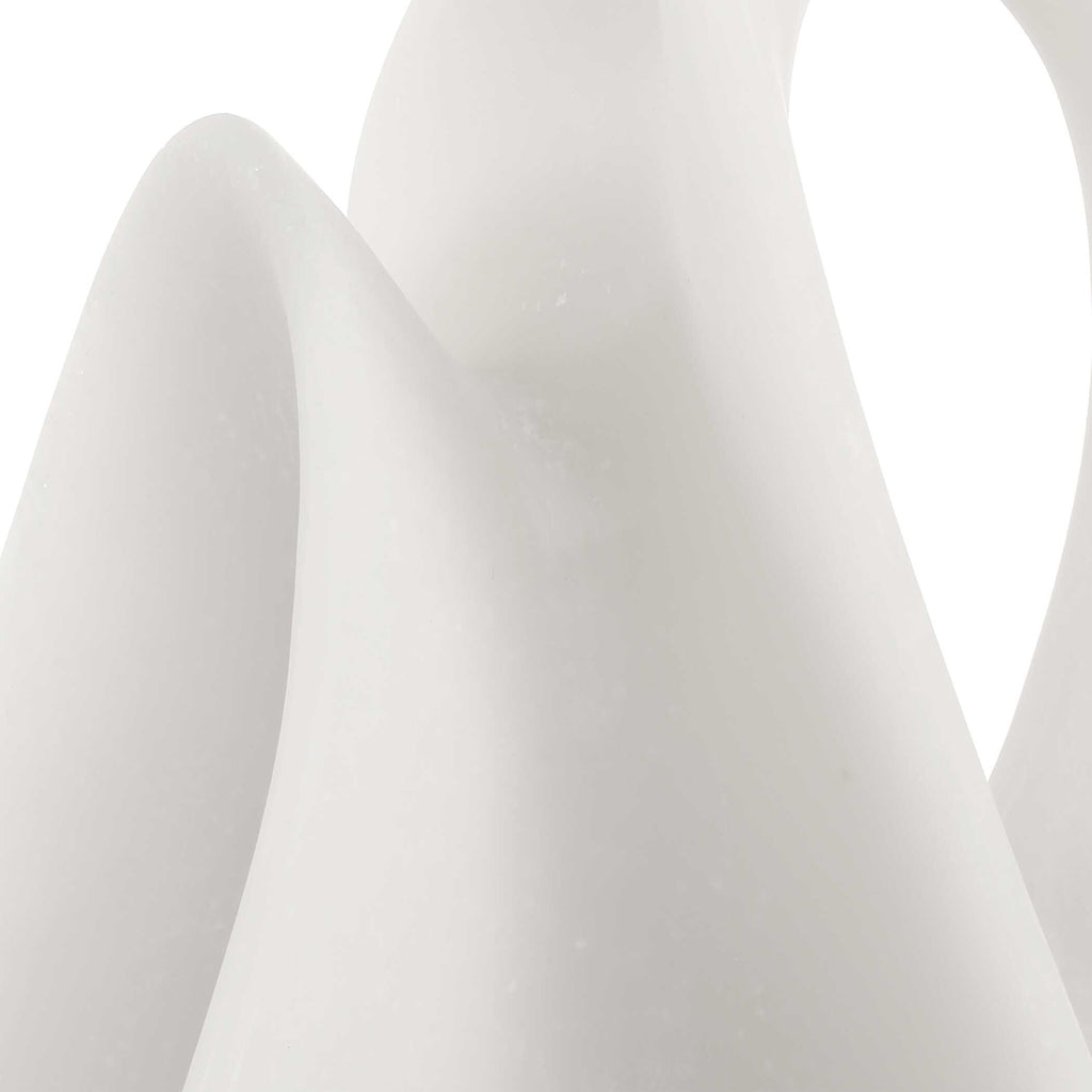 Silent Wave White Sculptures Set/2
