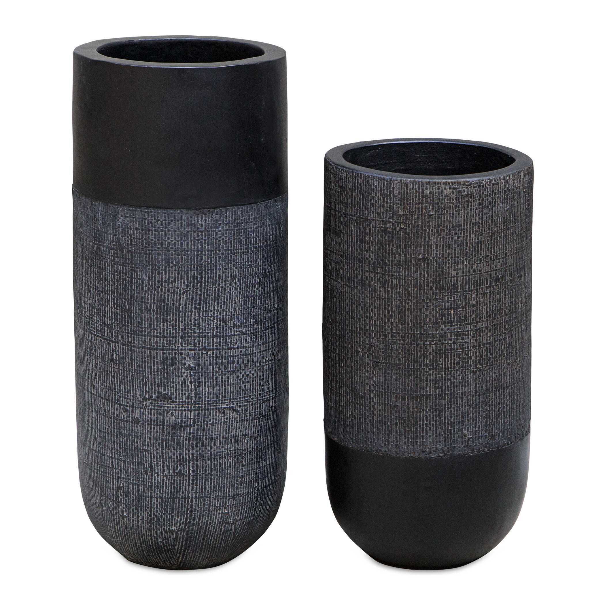 Woven Shadow Vases Set/2