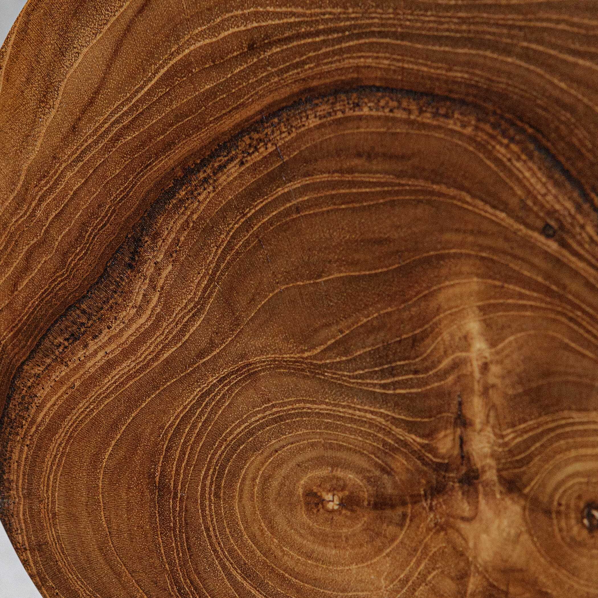 Teak And Noir Bookends Set/2