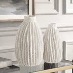 Ivory Ridge Vases Set/2