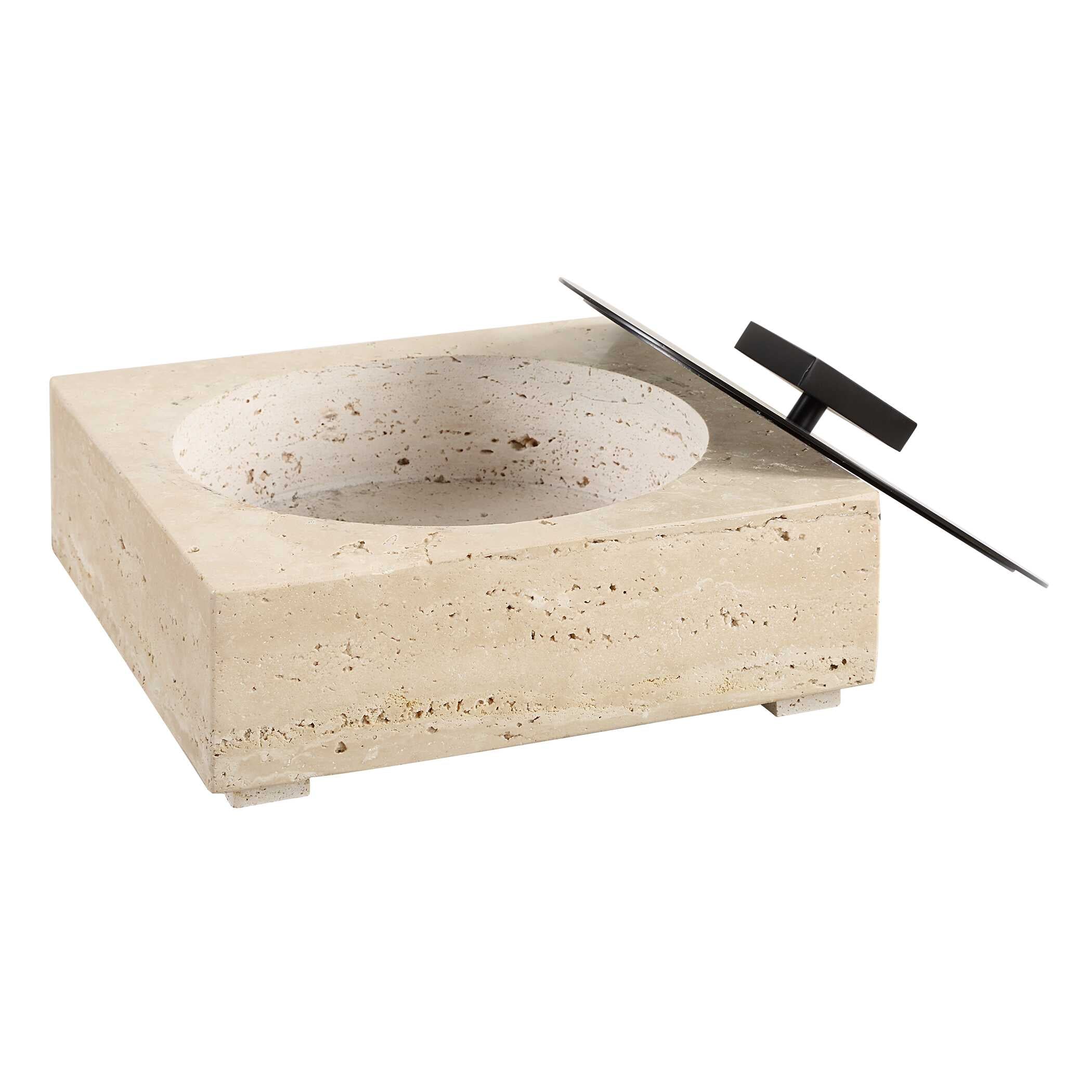 Natural Luxe Travertine Box