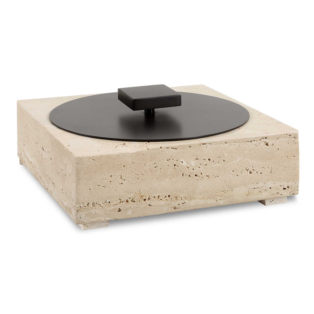Natural Luxe Travertine Box