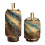 Celestial Tide Glass Containers Set/2