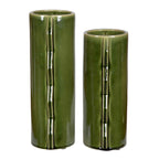 Meander Green Vases Set/2