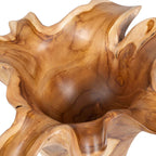Teak Flow Natural Outdoor Bowl