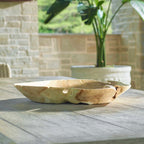 Organic Embrace Outdoor Teak Bowl