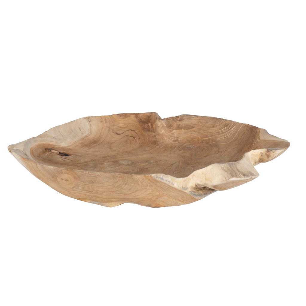 Organic Embrace Outdoor Teak Bowl