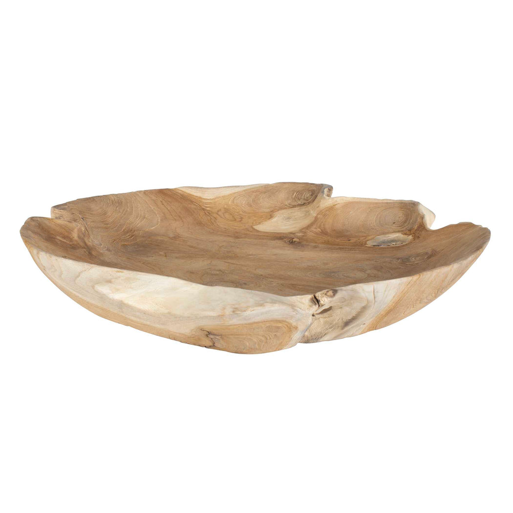 Organic Embrace Outdoor Teak Bowl