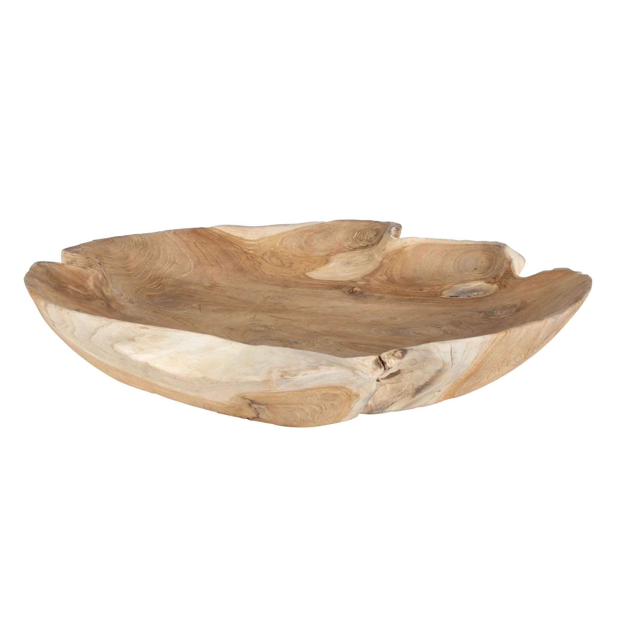 Organic Embrace Outdoor Teak Bowl