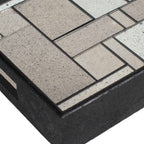 Modern Mosaic Antique Mirrored Tray