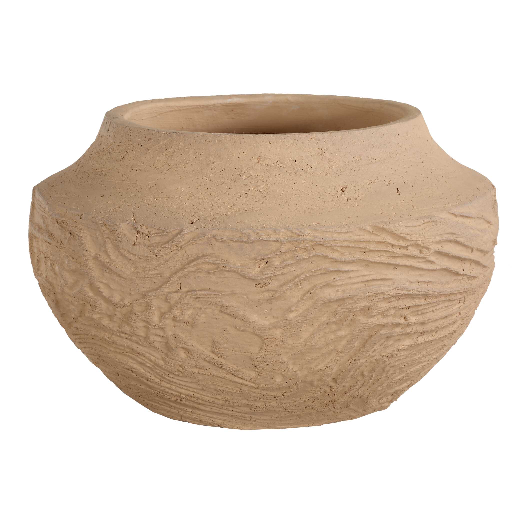 Sandstone Flow Small Terracotta Vase