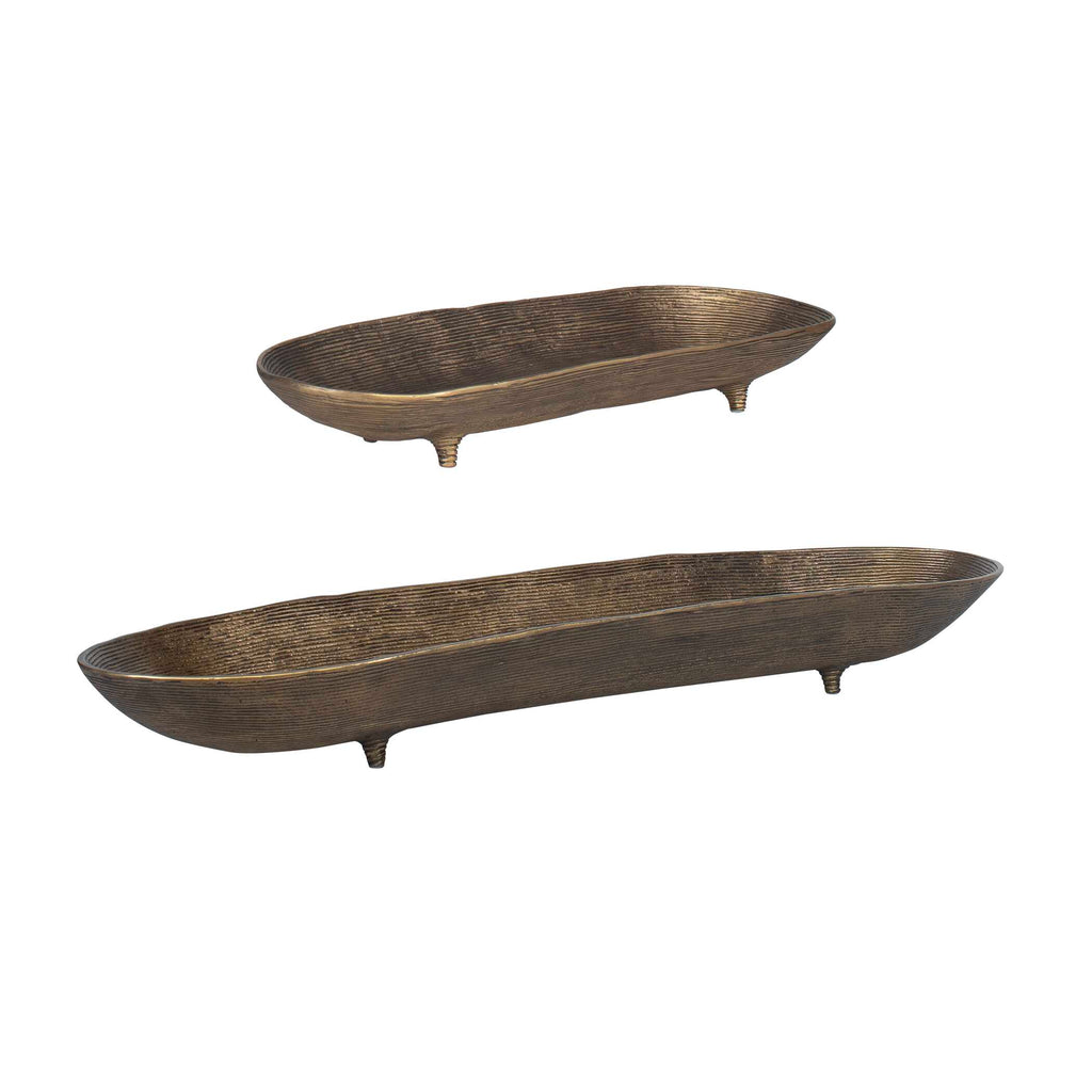 Stratum Oval Brass Bowls Set/2