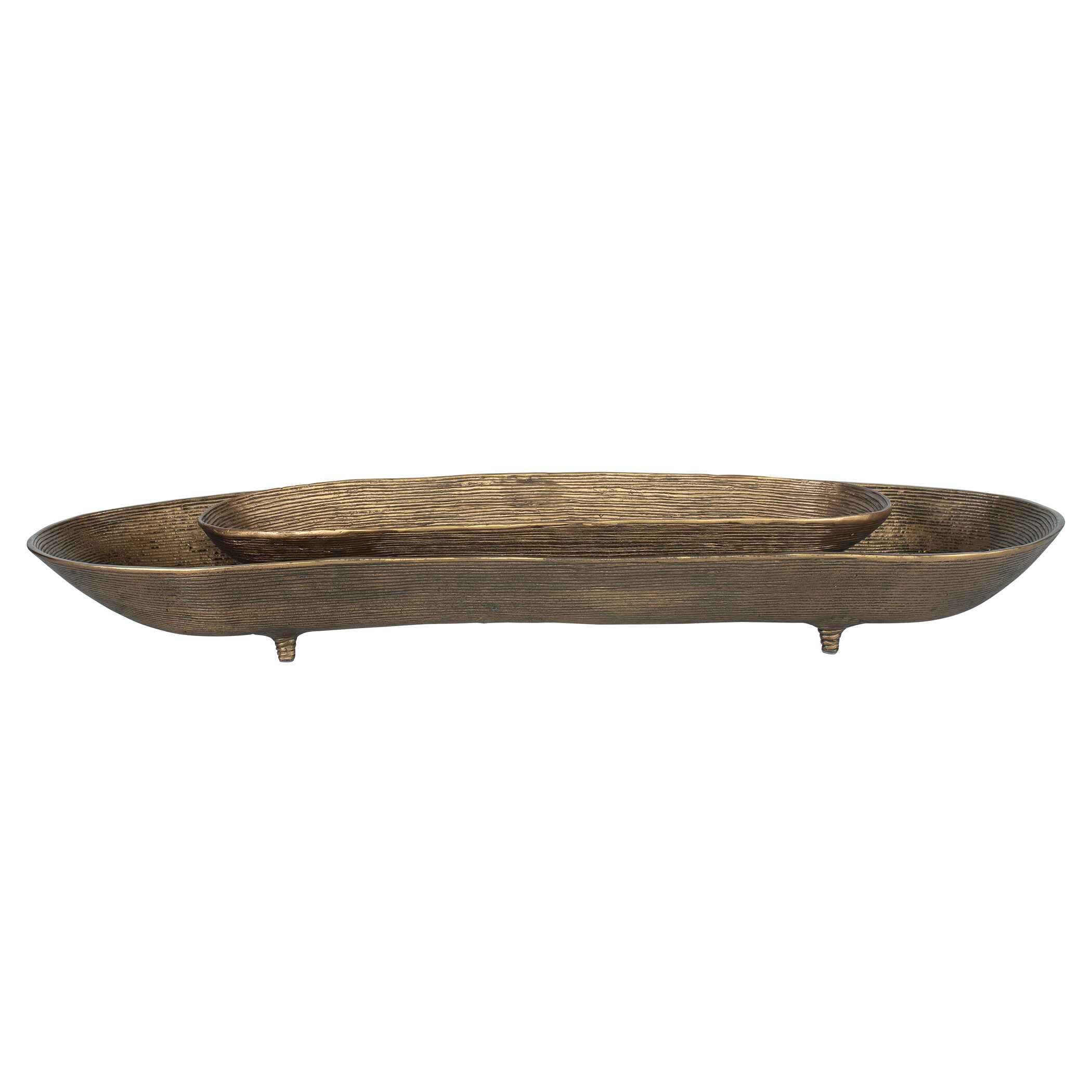Stratum Oval Brass Bowls Set/2